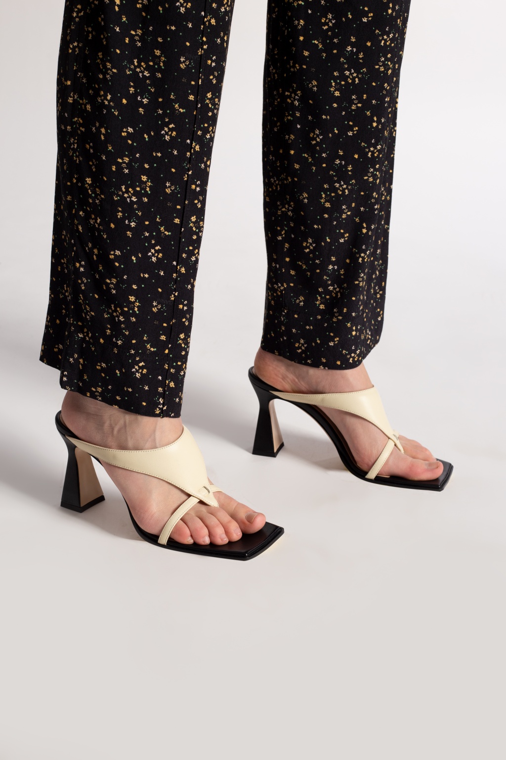 Wandler ‘Feline’ heeled mules